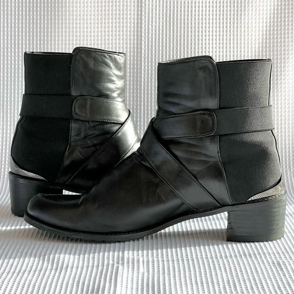 Stuart Weitzman / Pull-On, Chelsea Ankle Boots / Women’s Size 9 - Picture 7 of 12